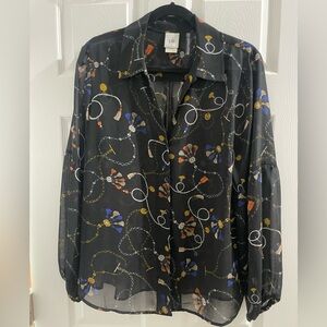 CAbi Victoria Blouse - Size L